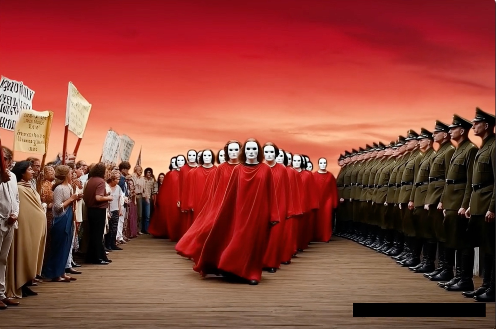 Défilé rouge